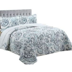 Cobertor Quilt De Verano Cubrecama 2 Plazas Colcha 230x250cm Gs