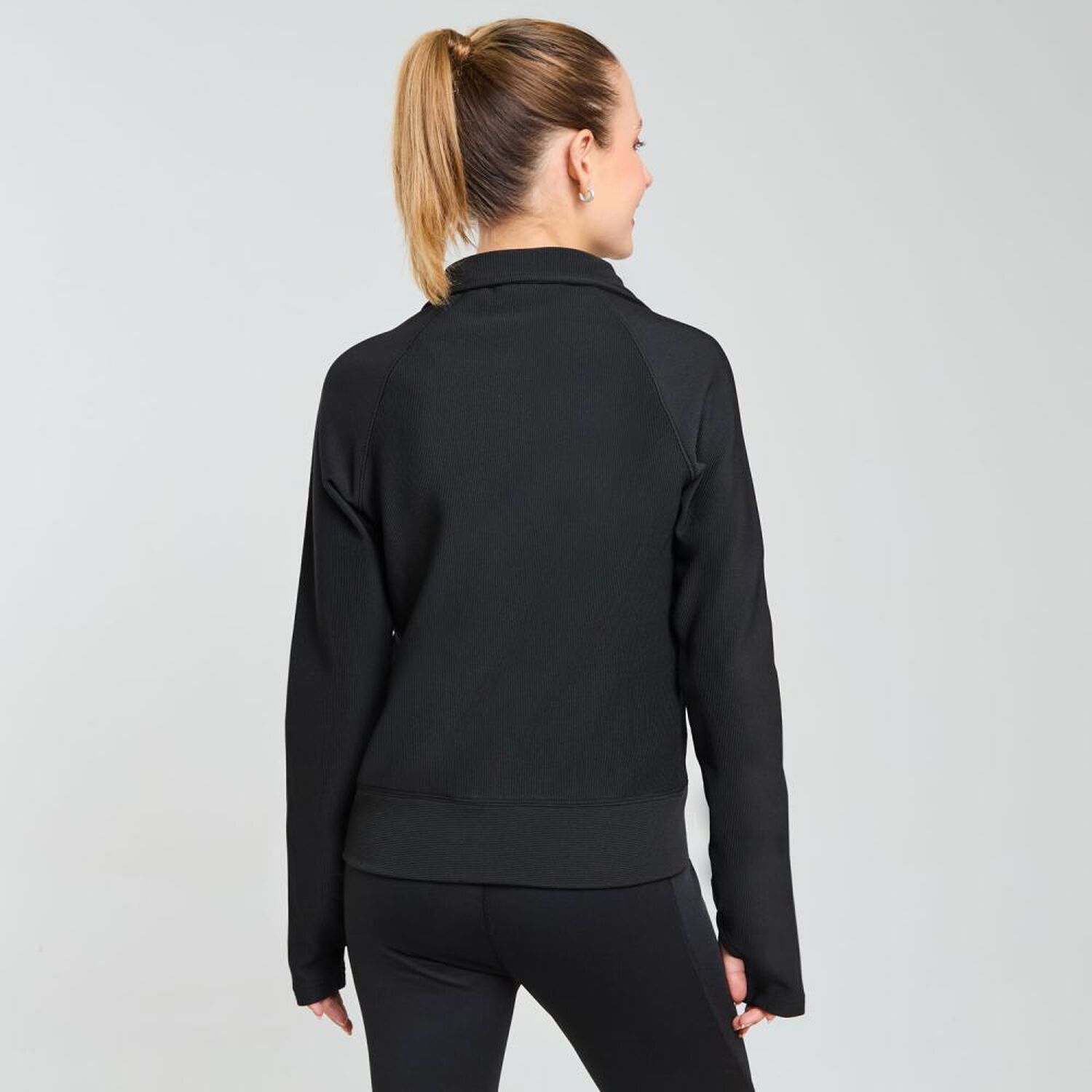 Poler&oacute;n Deportivo Full Zipper Cuello Alto Mujer Wetland image number 3.0