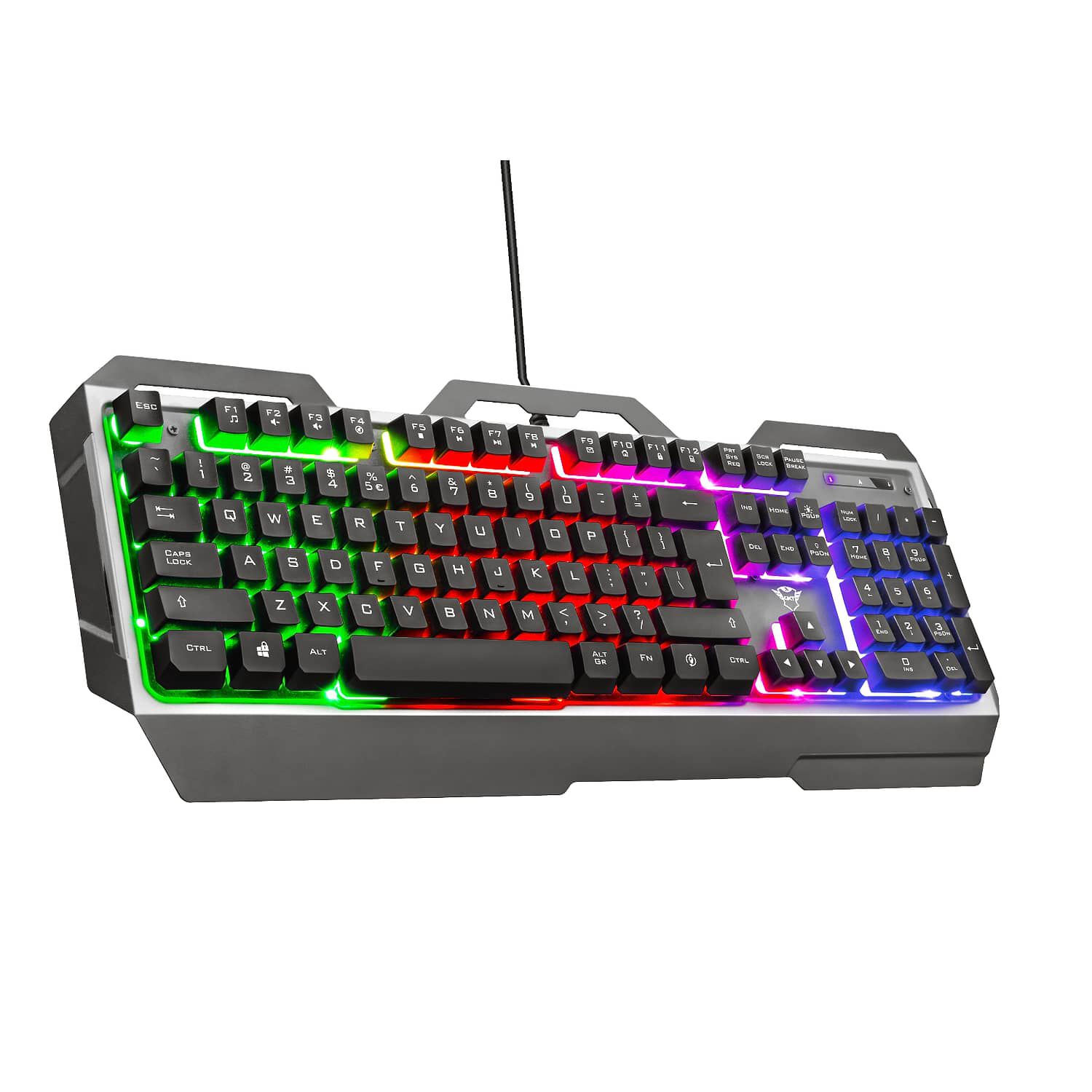 Teclado Gamer Trust Torac Gxt 856 Rgb Multiplataformas Anti-ghosting image number 1.0