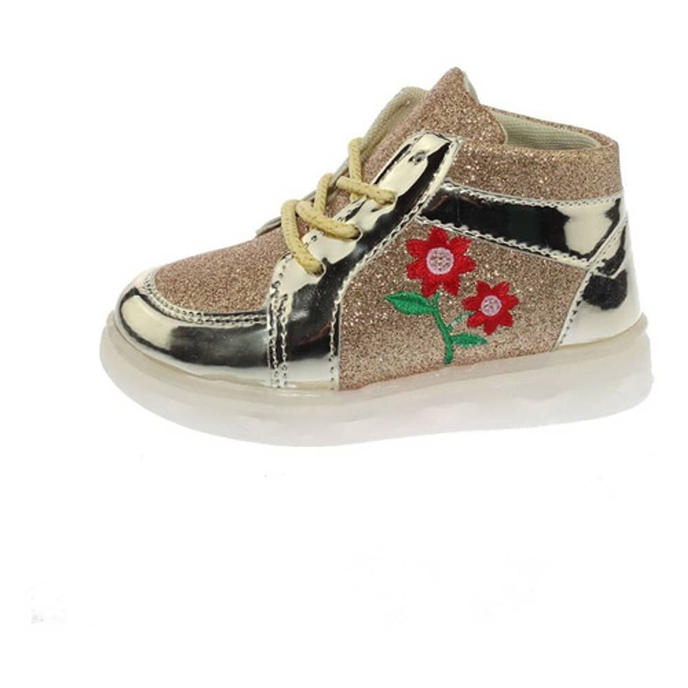 Zapatilla Con Luces Dorado Via Franca Art: 10252gold image number 5.0