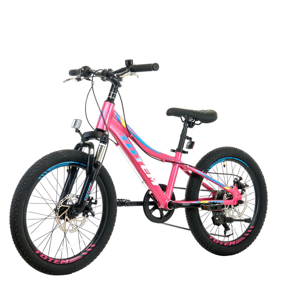 Bicicleta Totem Mtb Aro 20 Modelo 1100 Rosado image number 6.0