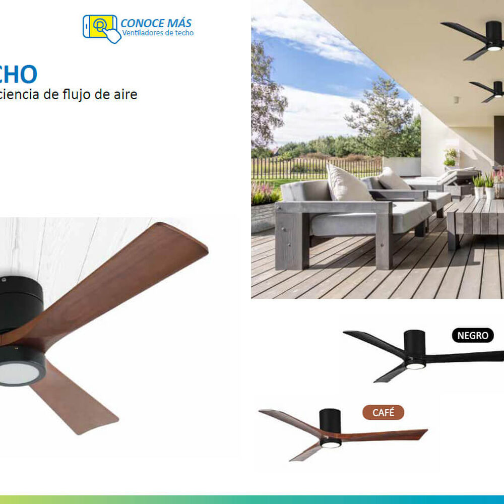 Ventilador De Techo Oslo Nogal Con Iluminaci&oacute;n Led 3 Colores 52 Primaterm image number 4.0