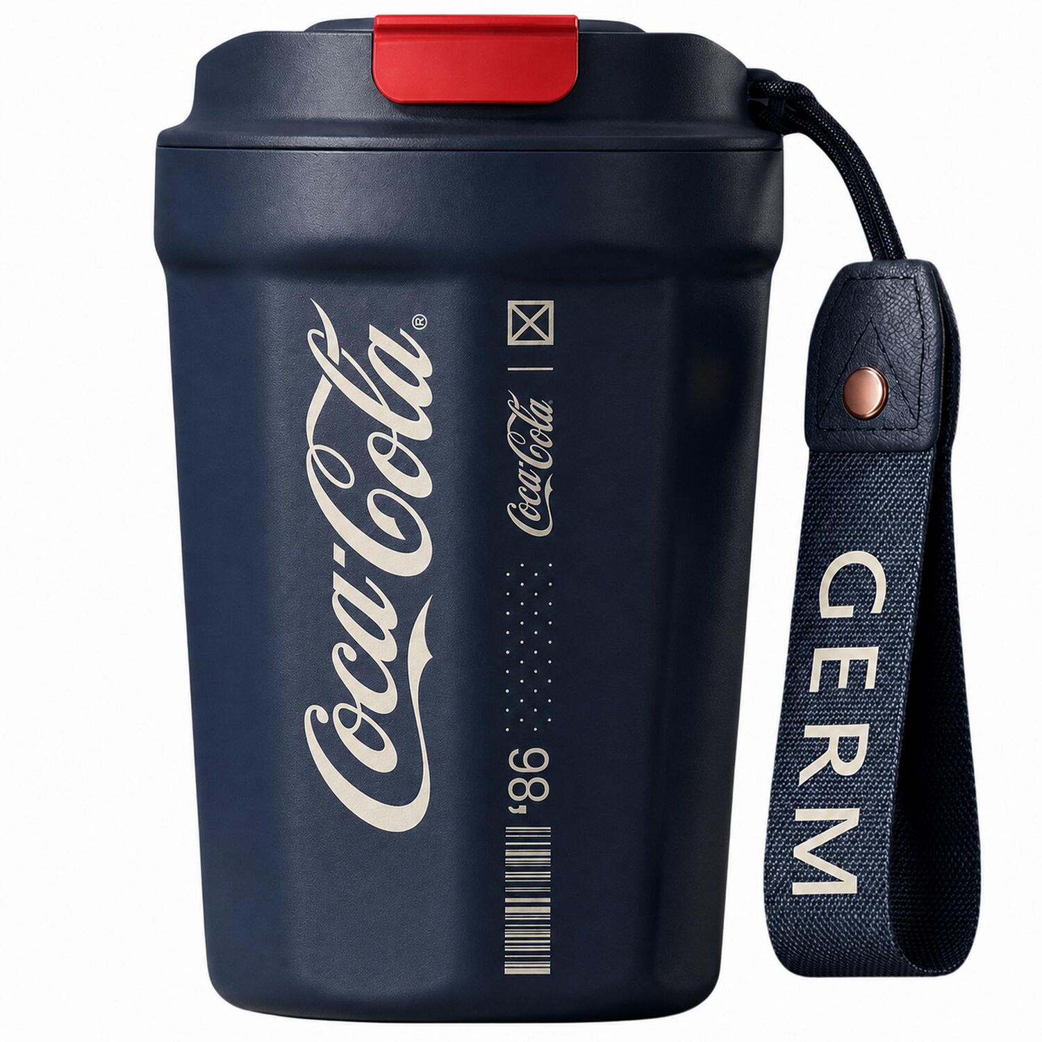 Vaso Termico Mug Germ Coca-cola Acero Inoxidable 390ml Navy image number 0.0