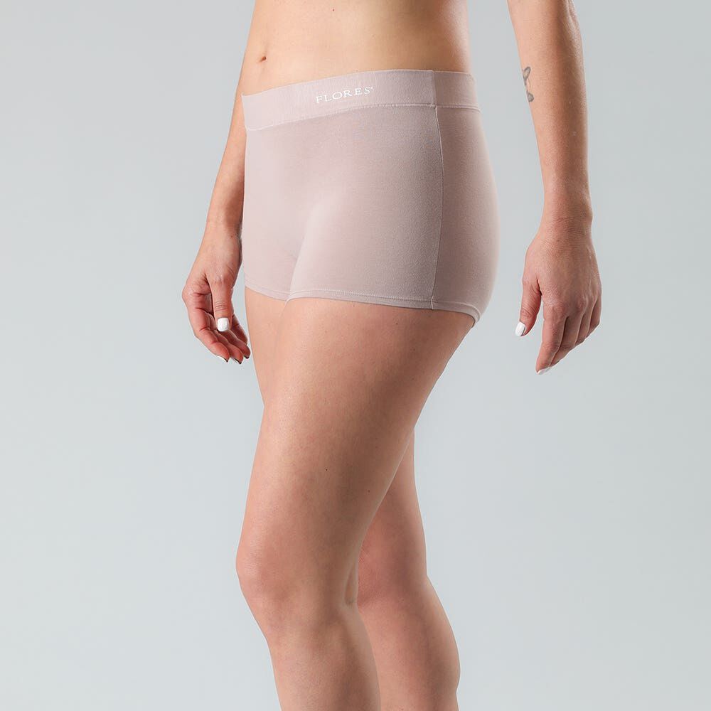 Pack 3x Calzones Boxer Short Algod&oacute;n Mujer Flores 25009-2 image number 4.0