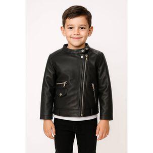 Chaquetas Biker Ecocuero Para Ni&ntilde;os