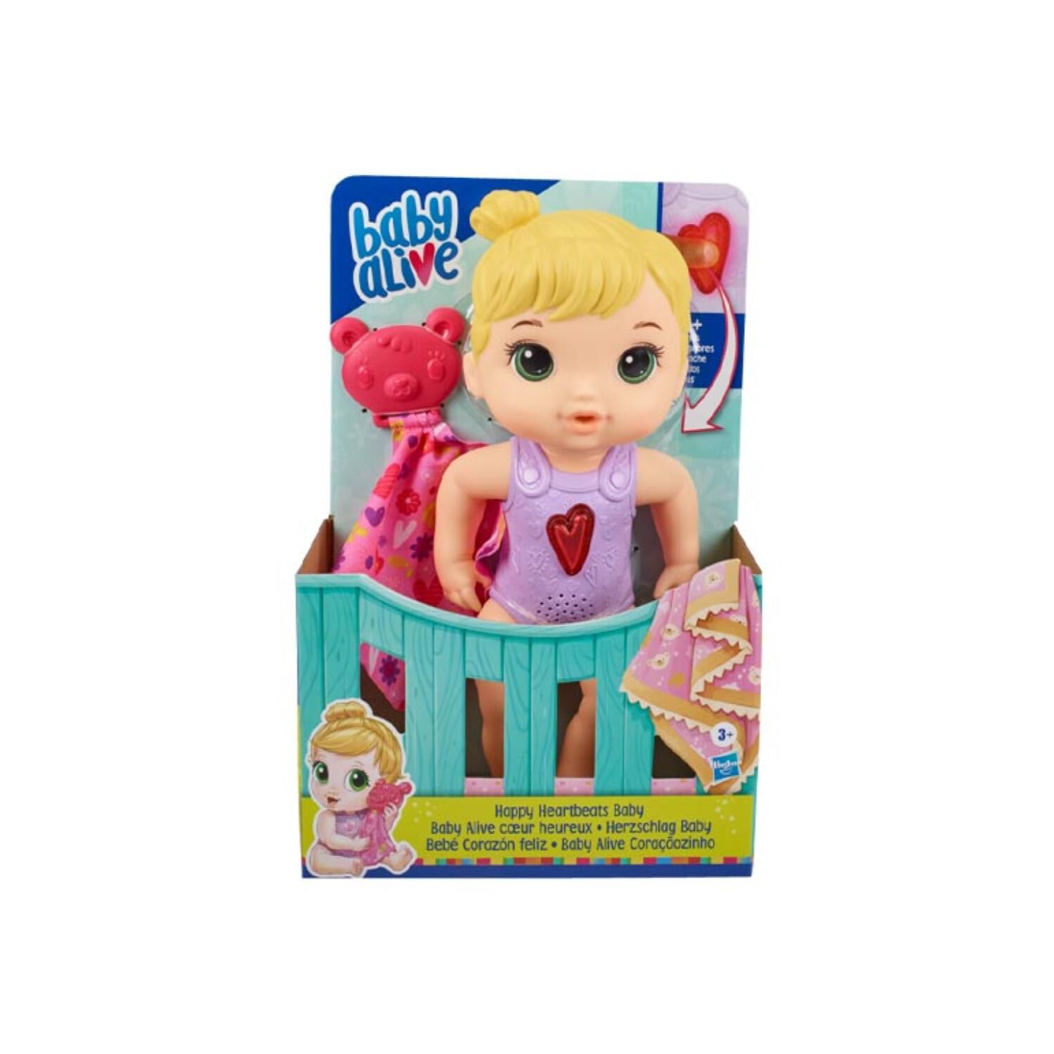 Juguete Mu&ntilde;eca Baby Alive Latidos Felices 30cm Con Sonidos image number 2.0