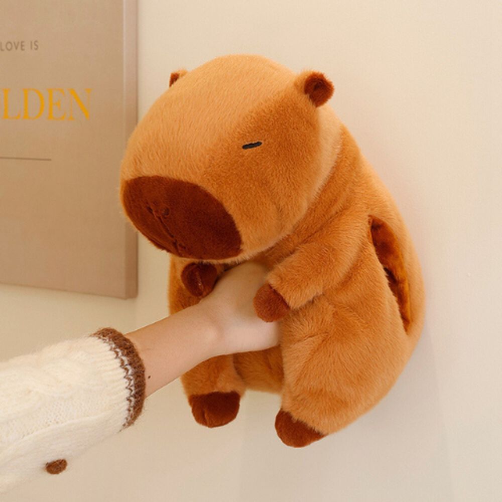 Cojin Almohada Calentador De Manos Peluche Capibara image number 3.0