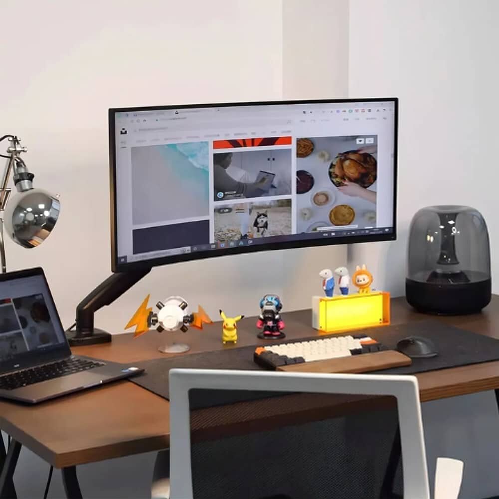 Brazo Extensible Soporte Monitor Universal De Computadora image number 1.0