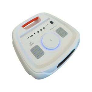 Parlante Port&aacute;til Flaming Poer Bass 10 Blanco