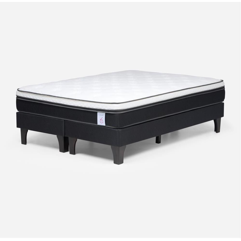 Cama Europea Rosen New Style 6 / King / Base Dividida + Set De Maderas image number 7.0