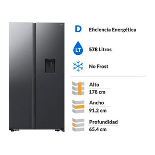 Refrigerador Side By Side Samsung RS57DG4100B4ZS / No Frost / 578 Litros / D