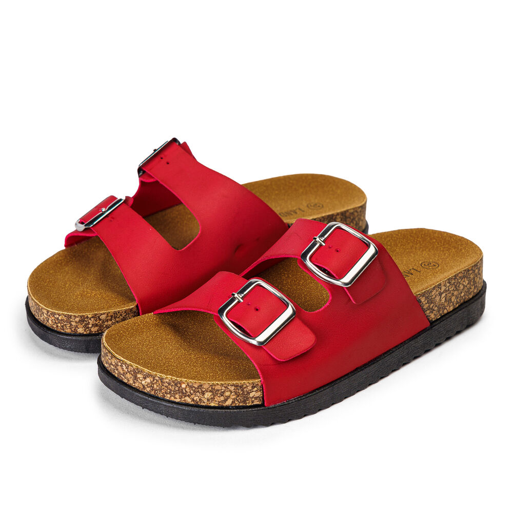 Sandalia Mujer Rojo Arlequin Chancleta image number 4.0