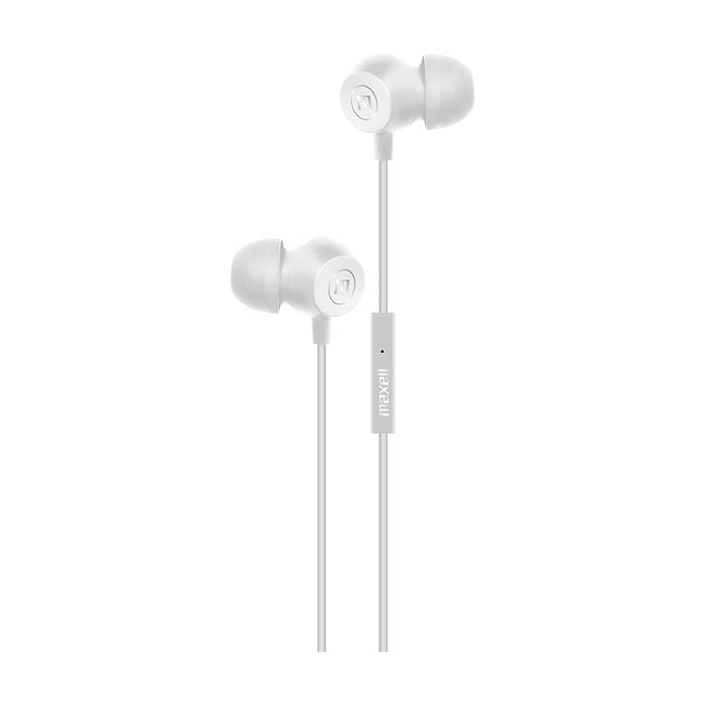 Aud&iacute;fonos Maxell In-bax Con Micr&oacute;fono In Ear 3.5mm Blanco image number 0.0