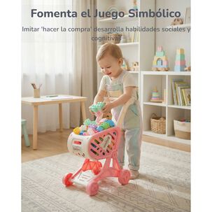 Carrito De Supermercado Con Bloques Armables Para Ni&ntilde;as