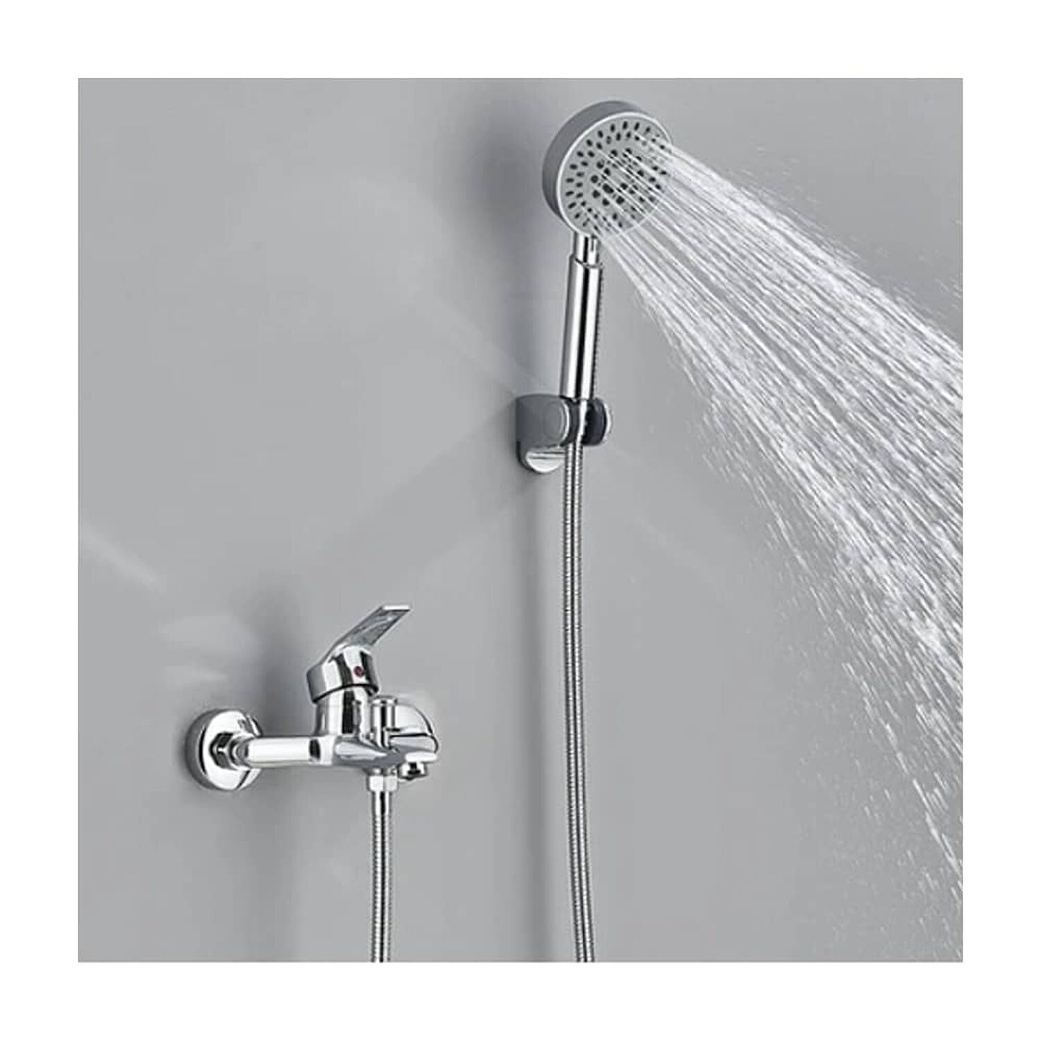 Kit Mezclador Monomando Grifo Y Ducha Para Ba&ntilde;o image number 3.0