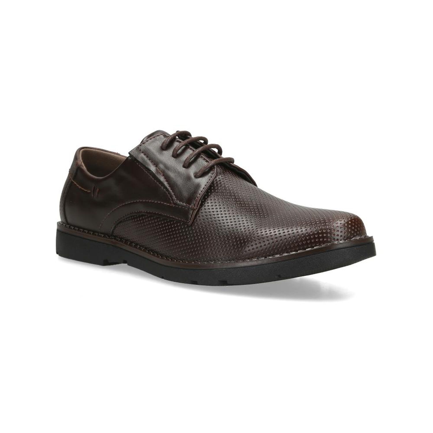 Zapato De Vestir Hombre Az Black Brown image number 0.0