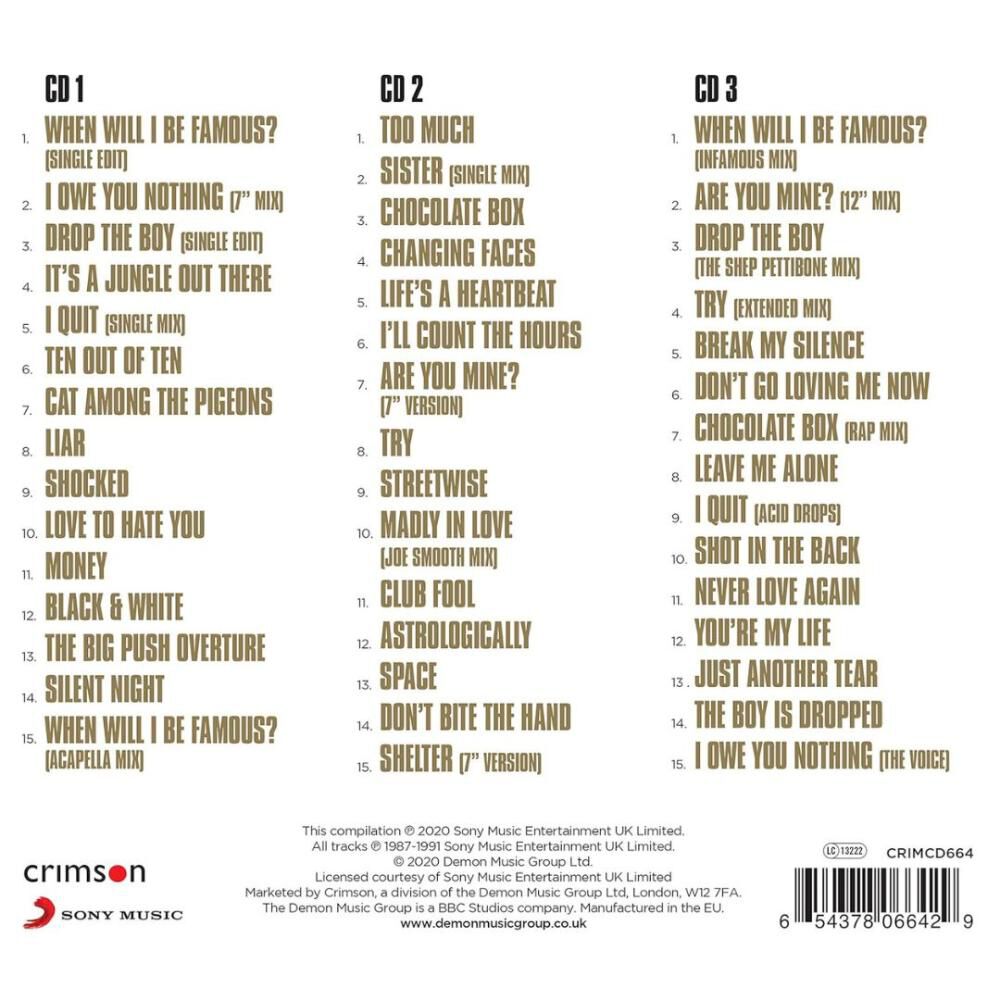 Bros - Gold (3cd) | Cd image number 1.0