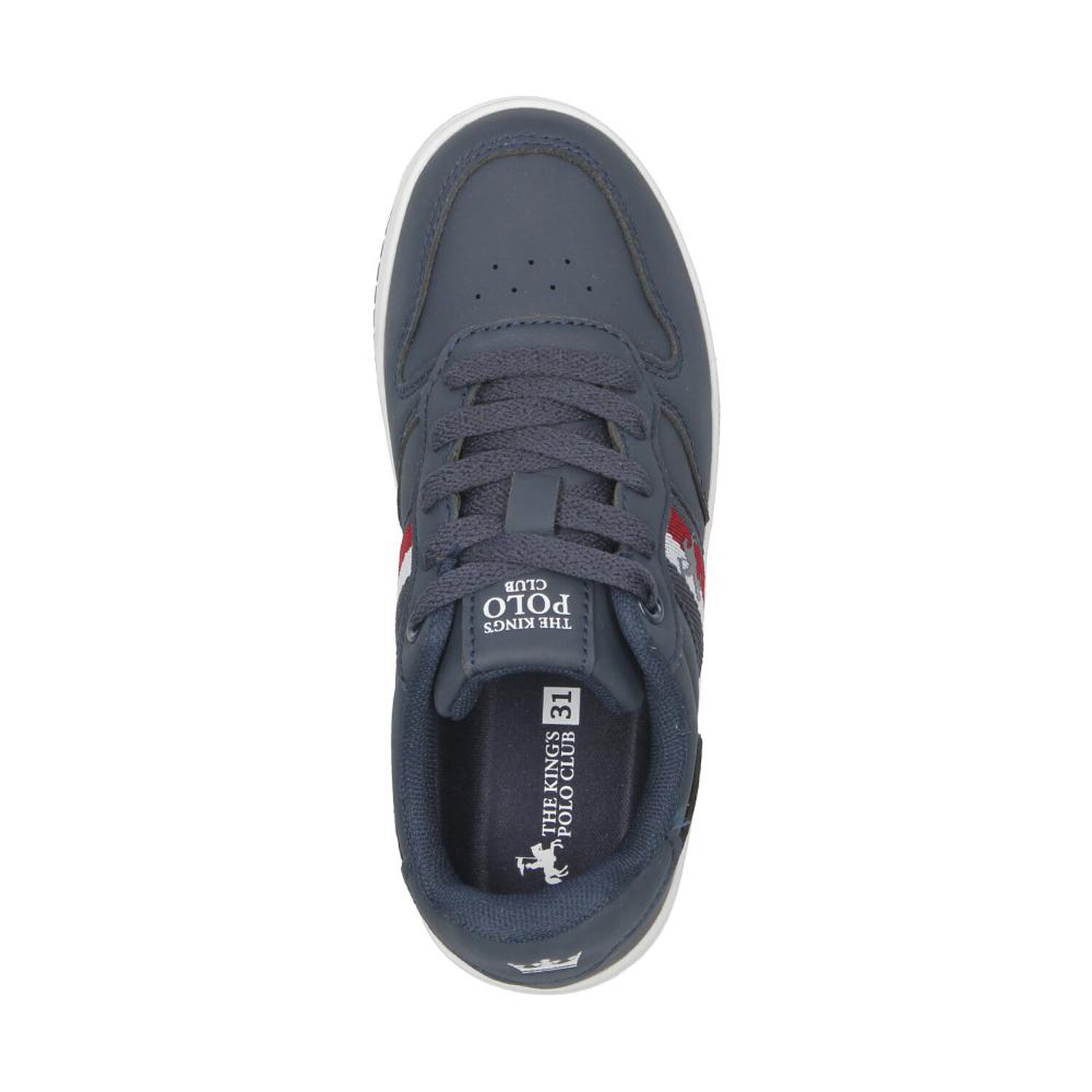Zapatilla Infantil Ni&ntilde;o The King's Polo Club Navy image number 4.0