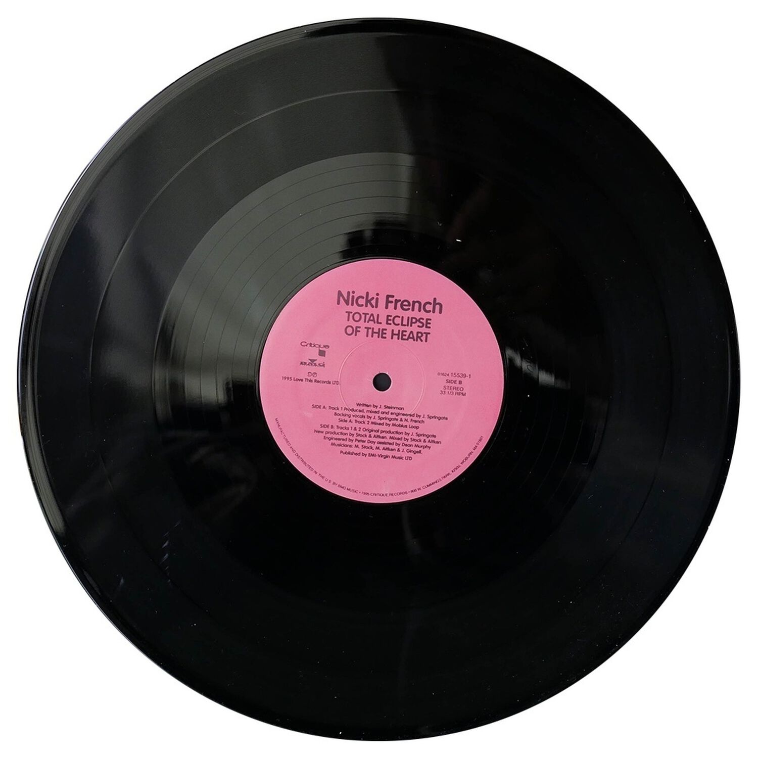 Nicki French - Total Eclipse Of The Heart | 12" Maxi Single Usado image number 1.0