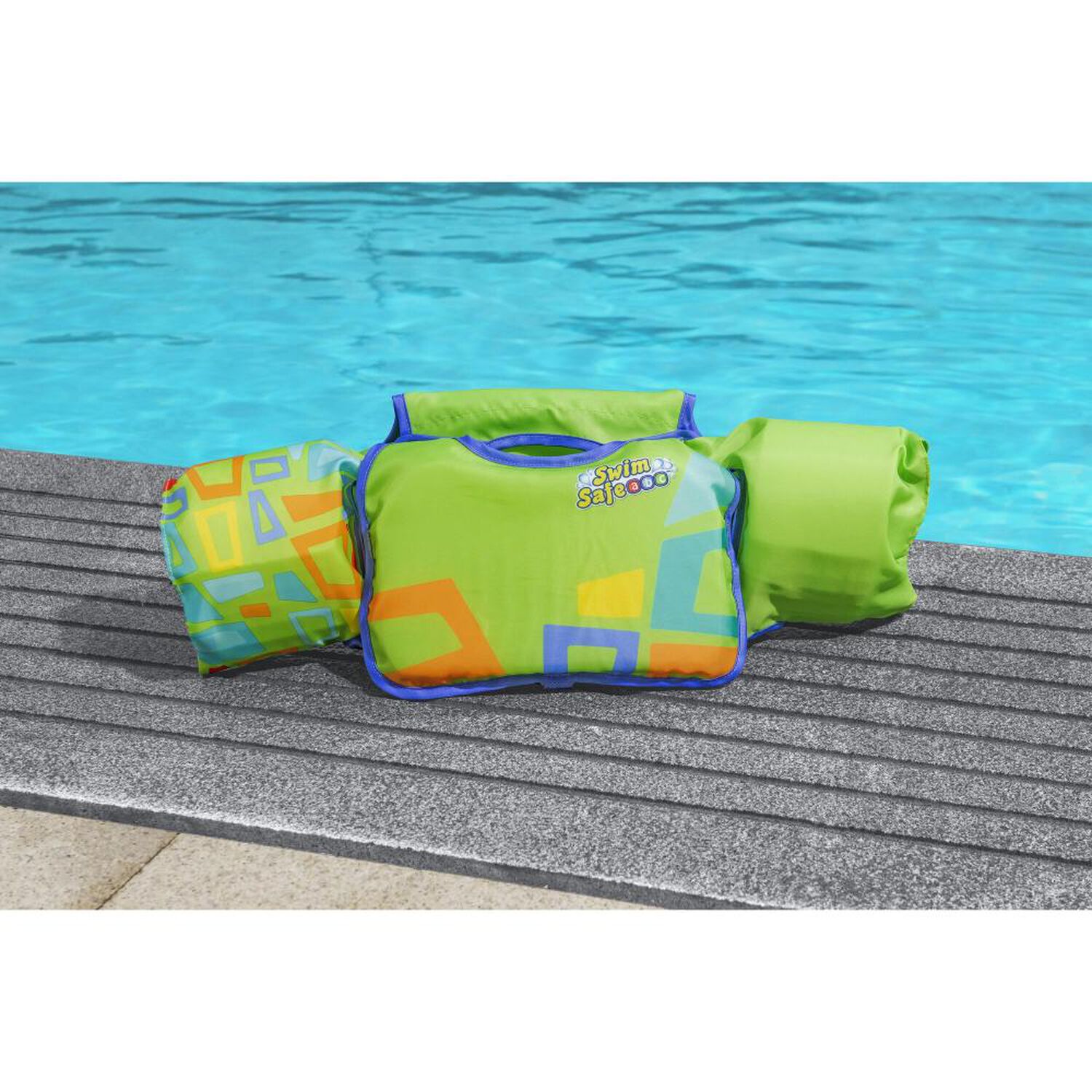 Chaleco De Nataci&oacute;n De Tela Swim Safe Abc Aquastar Swim Pal Infantil image number 5.0
