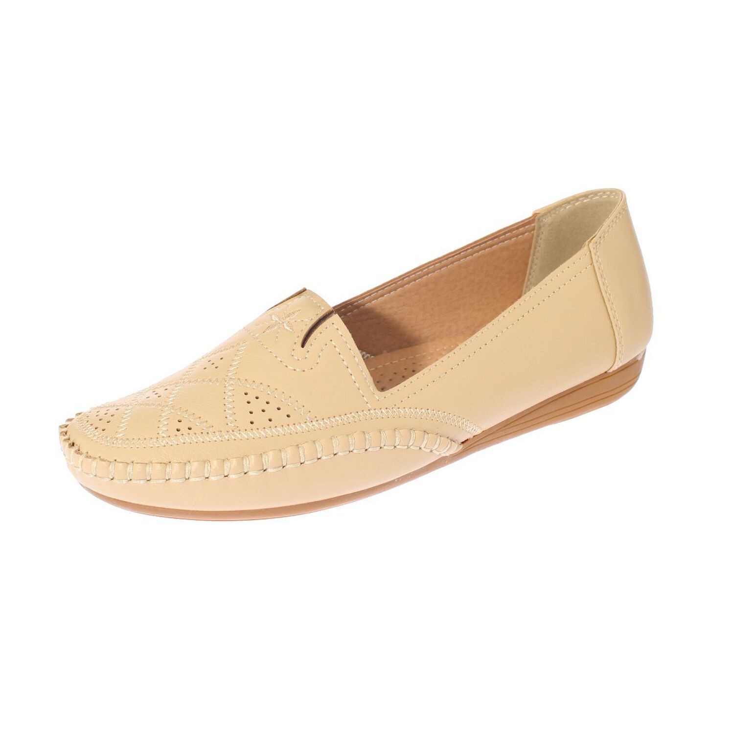Mocas&iacute;n Beige Modelo Italiano Art. 5ask64248beige image number 0.0