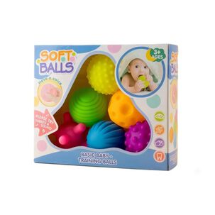 Set 6 Pelotas Sensoriales Bebe Texturas Estimulacion