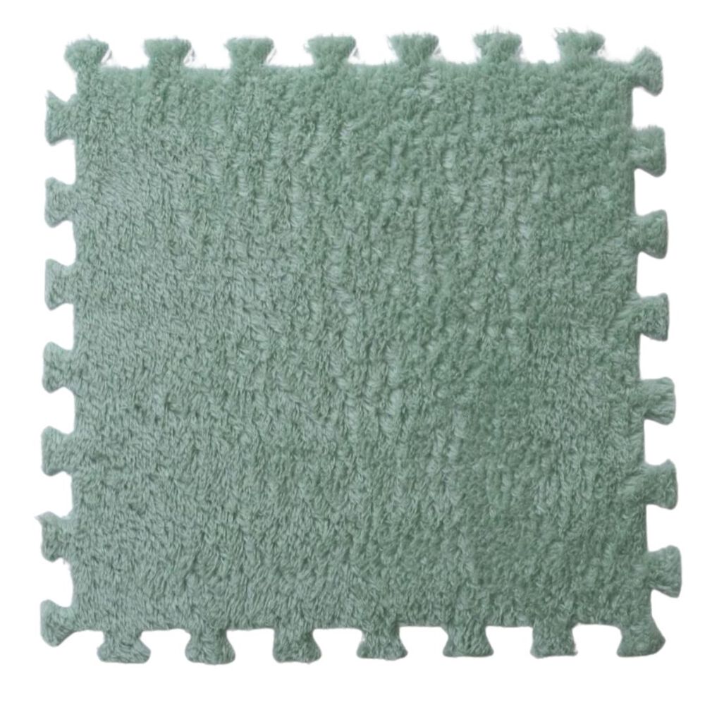 Pack 6 Alfombras Rompecabezas Felpa Shaggy 30x30 Cm Armables image number 1.0