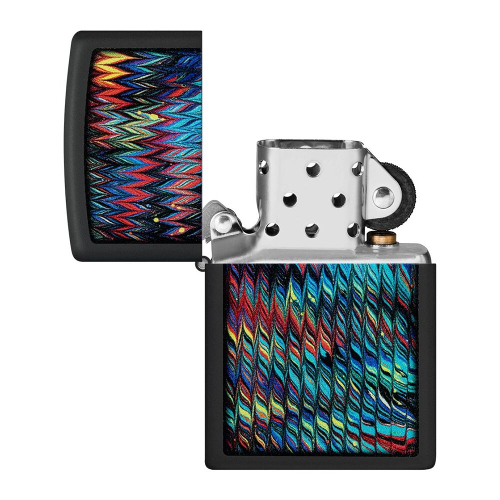 Encendedor Zippo Paint Pour Design Multicolor Zp46169 image number 3.0