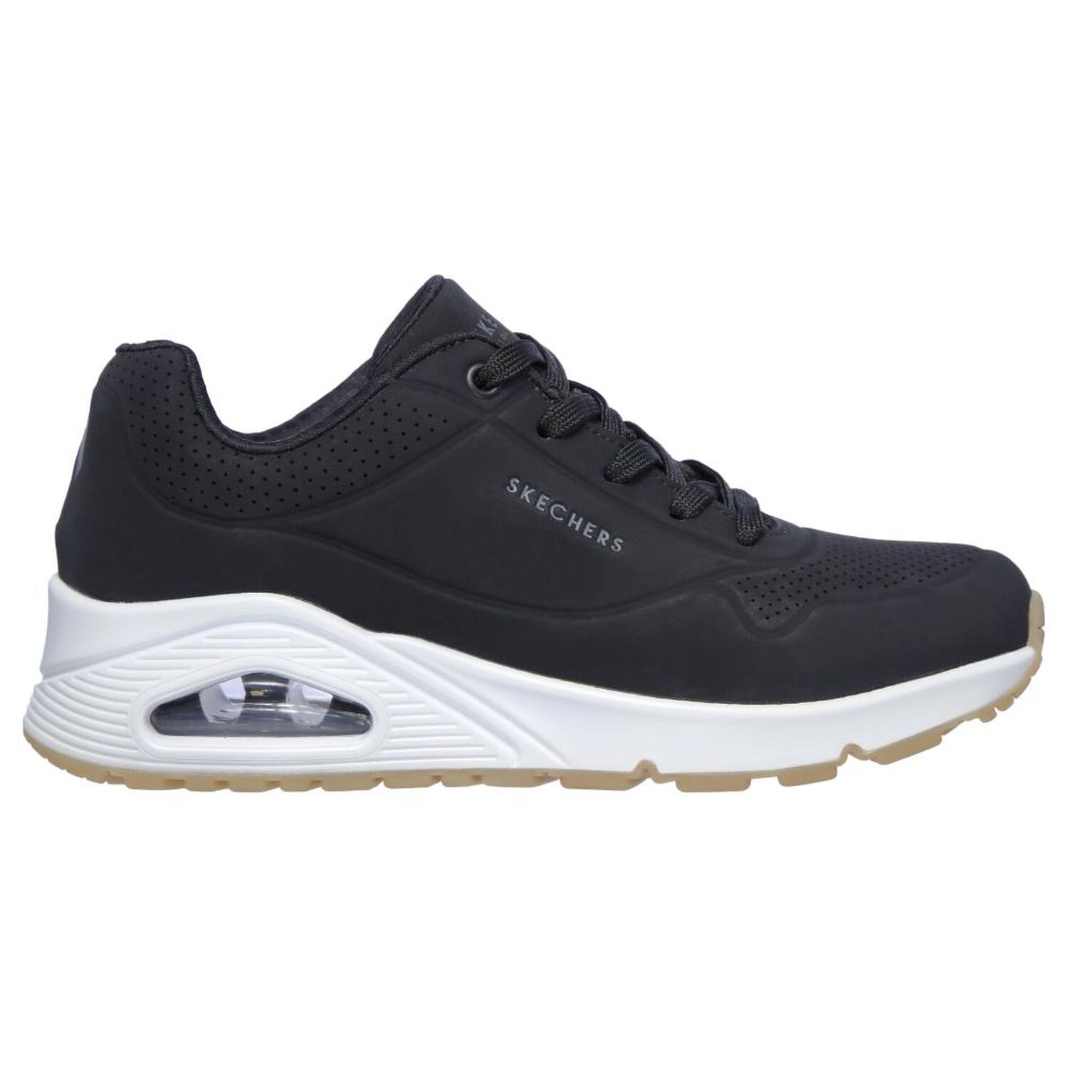 Zapatilla Urbana Mujer Skechers Uno Stand On Air Negro image number 1.0