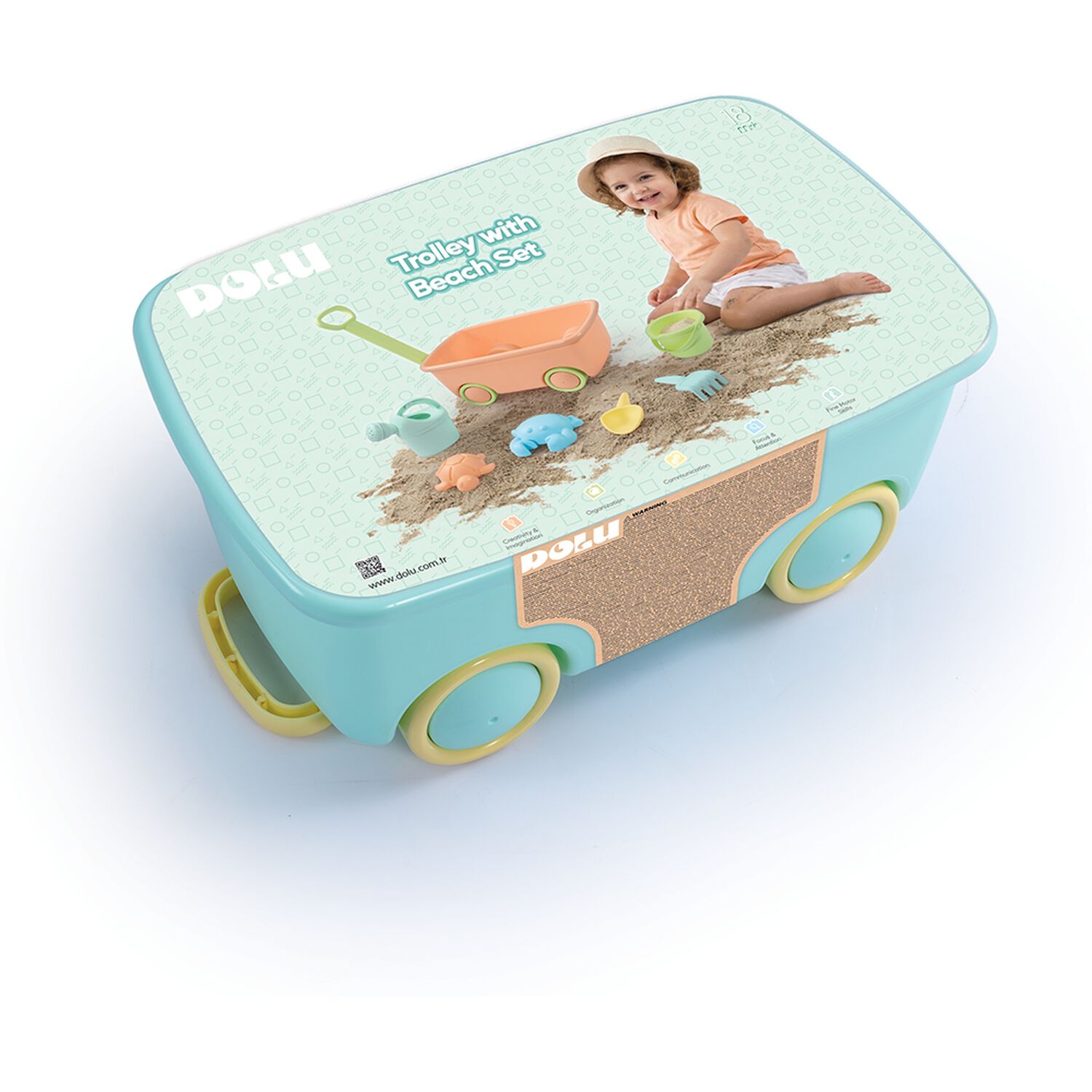 Set Playa Troley With Block Set- 5232 Dolu image number 3.0