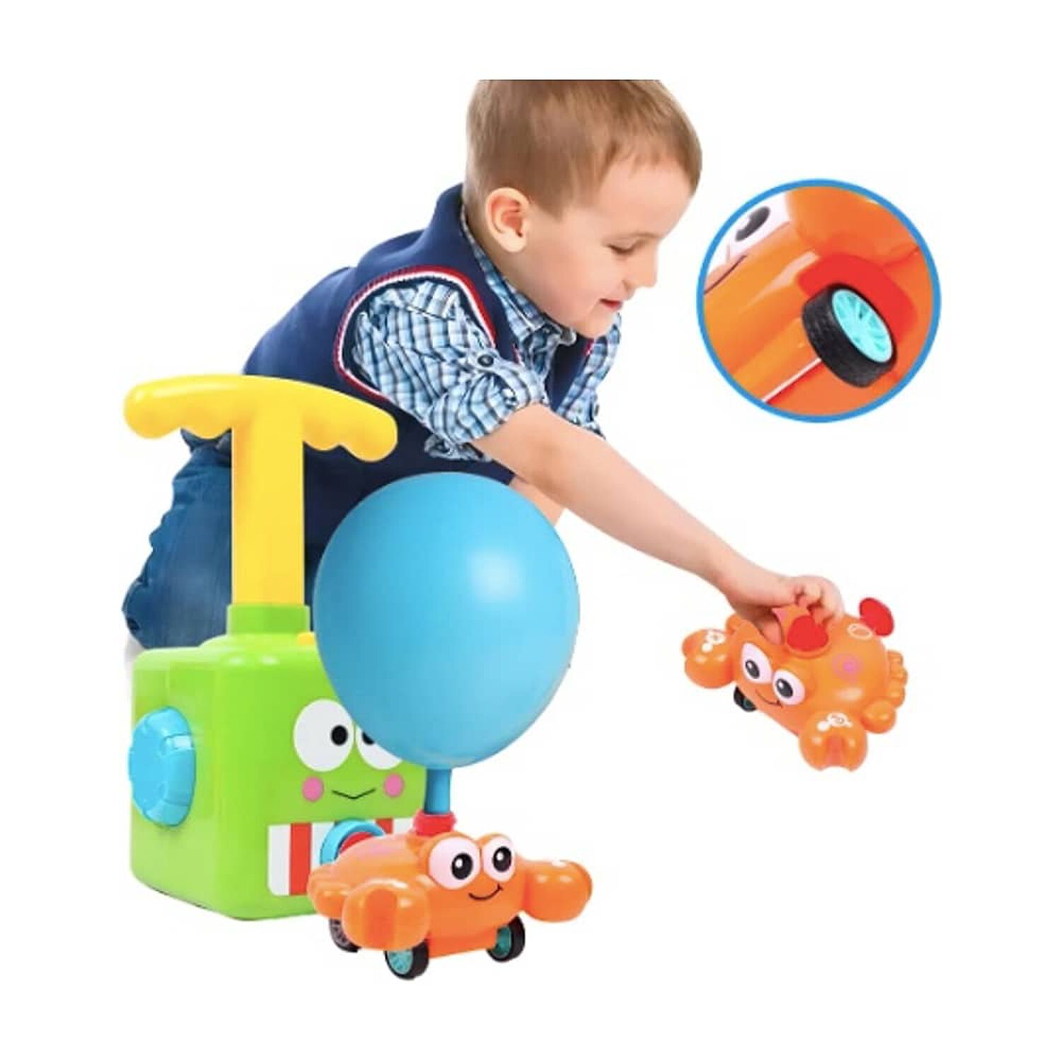 Bomb&iacute;n Lanzador De Auto Inflador Globo Sin Bpa Para Ni&ntilde;o image number 1.0