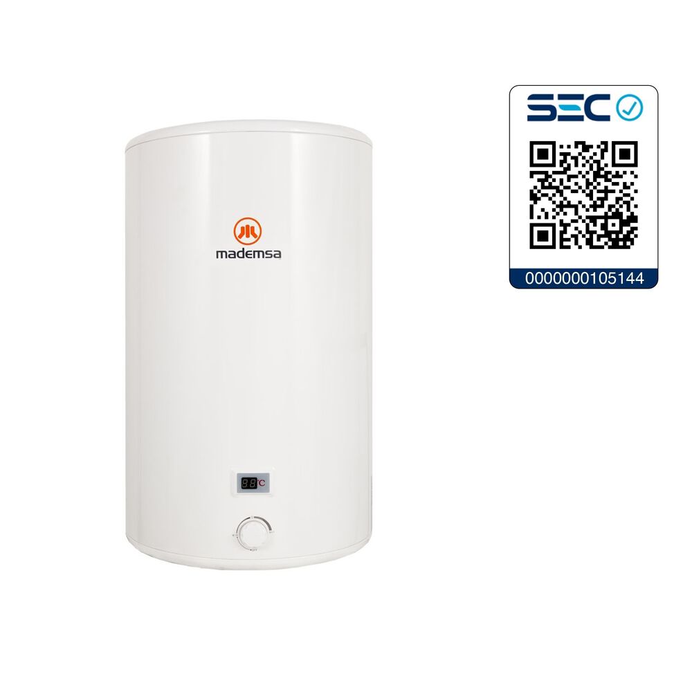 Termo El&eacute;ctrico Mademsa 120 Litros Mural Term 120 Blanco image number 4.0
