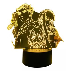 Lampara 3d Anya Loid Forger & Yor Briar Spy X Family