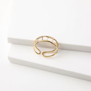 Anillo 19v69 Dorado Mujer Str473