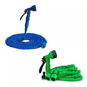 Manguera M&aacute;gica Flexible Retr&aacute;ctil De 15 M Con Gatillo
