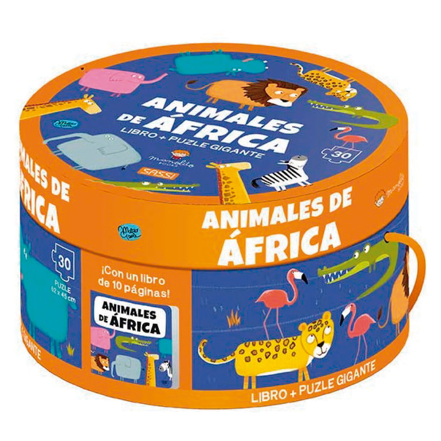 Libro Y Puzzle Los Animales De &Aacute;frica image number 1.0