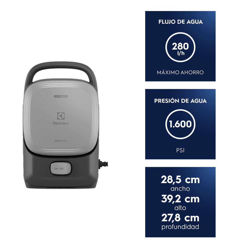 Hidrolavadora Electrolux 1400w Efficient Easywash Qws1600 image number 1.0
