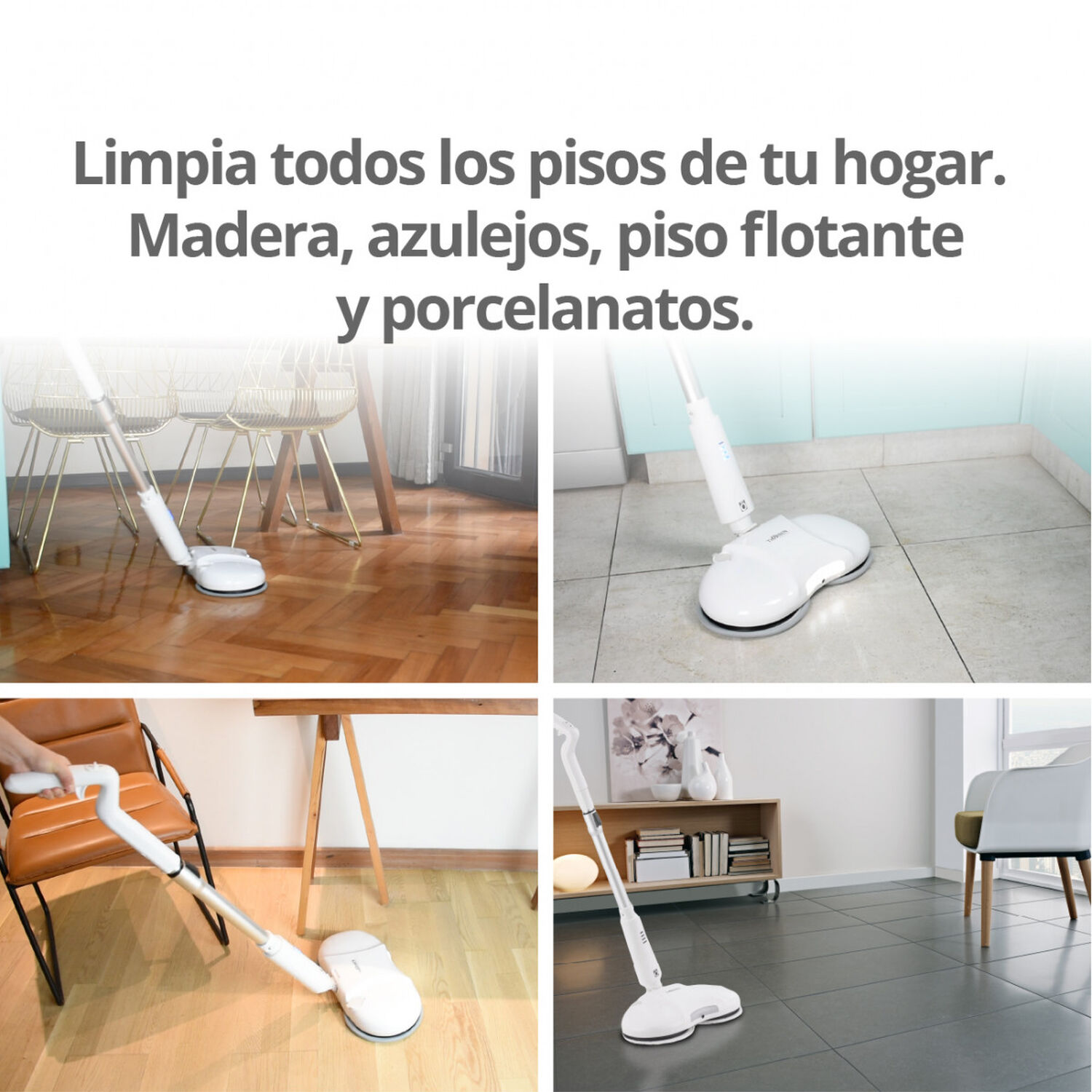 Enceradora, Pulidora Y Mopa Inal&aacute;mbrica Thor Spin Bot 4x image number 5.0
