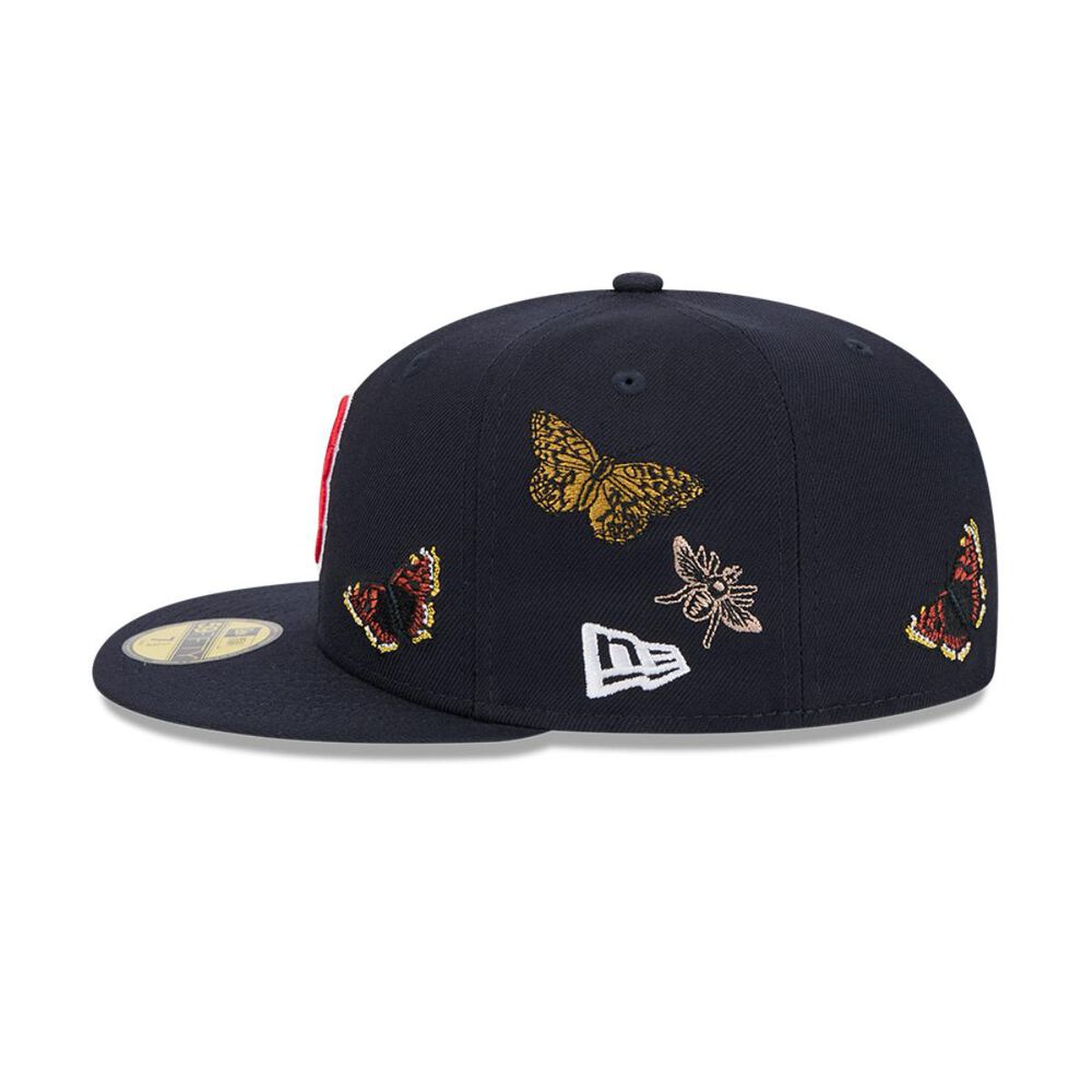 Gorra 59fifty Mlb Boston Red Sox Felt X Mlb Azul image number 3.0