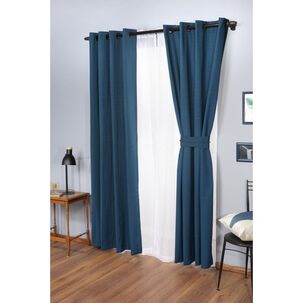 Set De Cortinas Doral Camila Argolla / 140x220 Cm