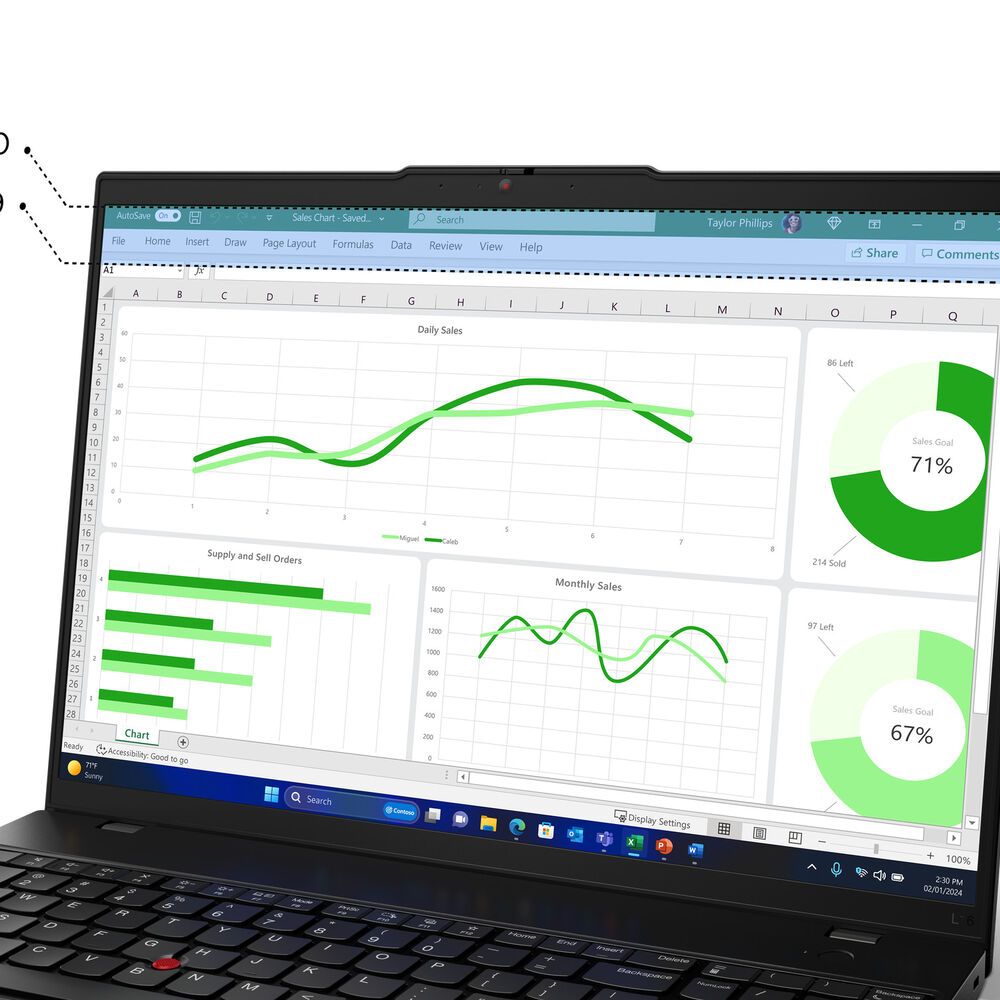 Notebook Thinkpad L16 Amd Ryzen 7 Pro 16gb Ram 512gb Ssd 16" Wuxga W11 Pro image number 4.0