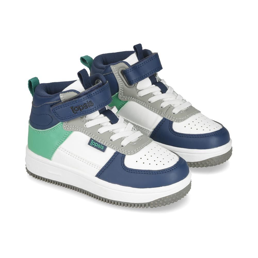 Zapatilla Infantil Niño Topsis White image number 1.0