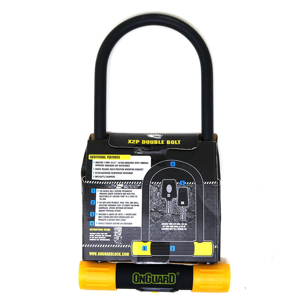 Candado Onguard Llave U-lock Bulldog Ls 115x292mm image number 4.0