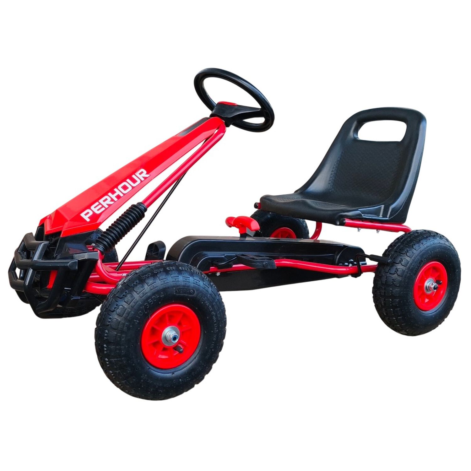 Gokart A Pedales Con Rueda Goma Rojo image number 2.0
