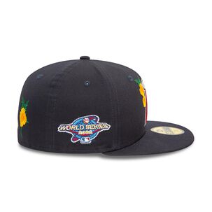Gorra 59fifty Anaheim Angels Mlb Seasonal Flower Navy