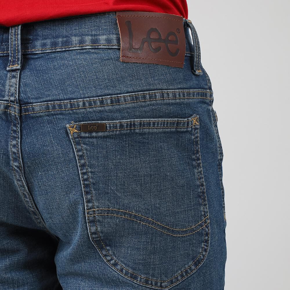 Jeans Tiro Medio Slim Fit Hombre Lee image number 3.0