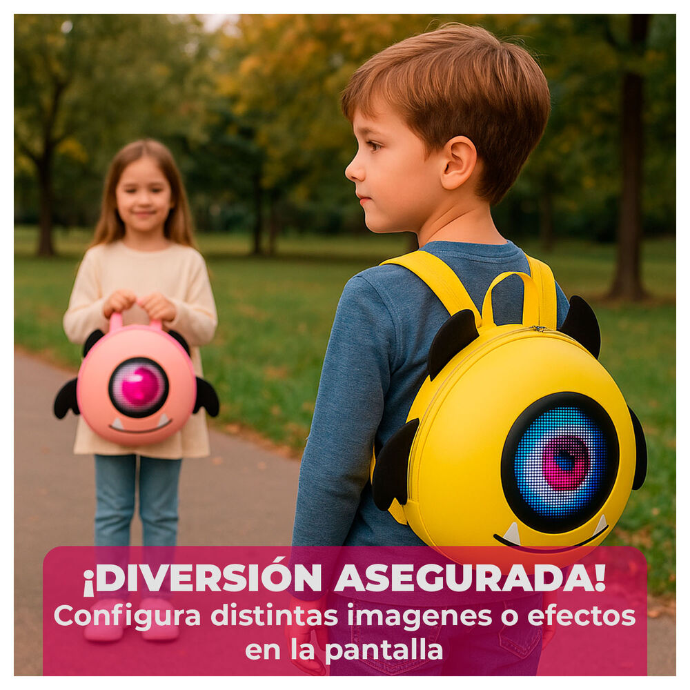 Mochila Infantil Con Pantalla Led Personalizable Y Power Bank image number 4.0
