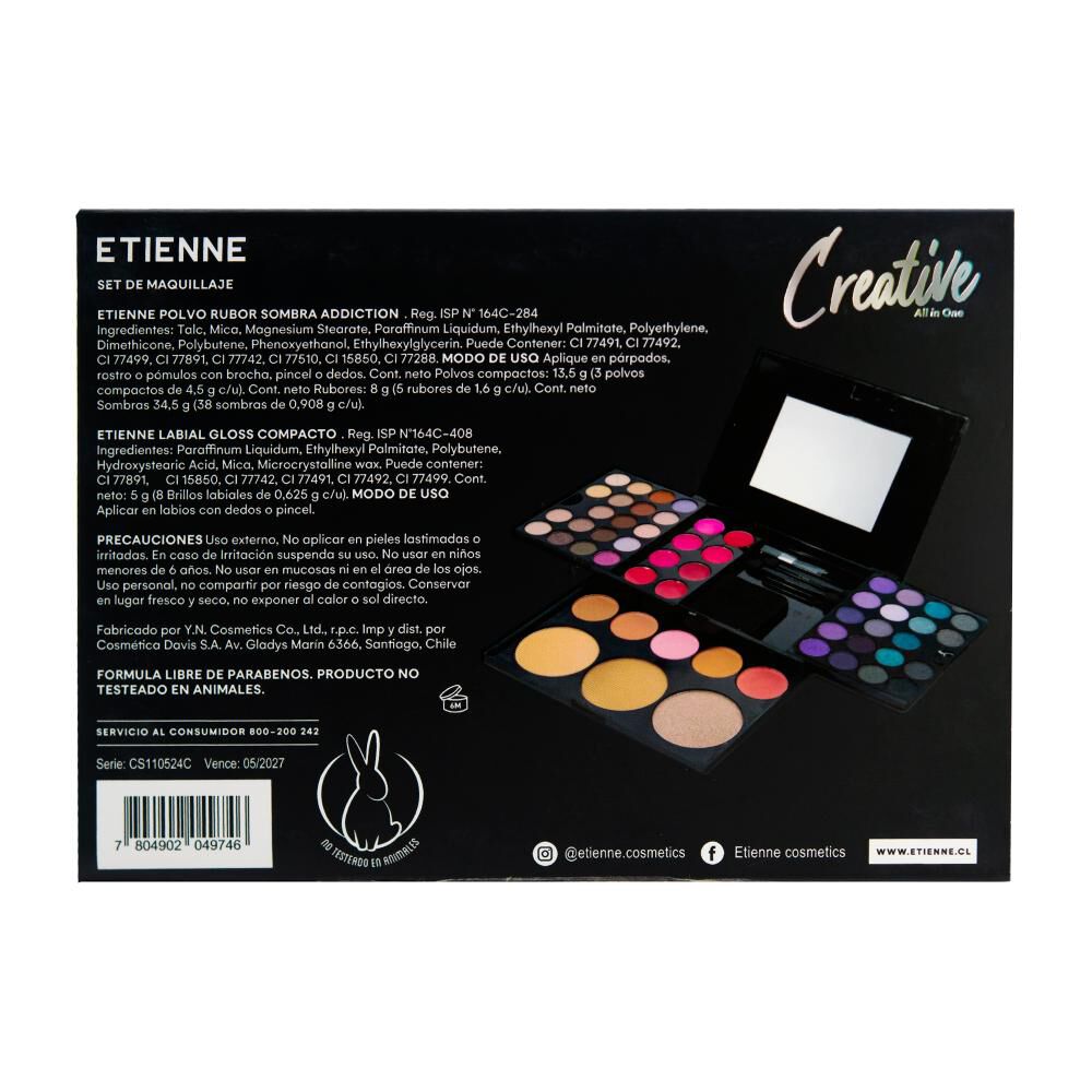 Set De Maquillaje Creative All In One Etienne Expert image number 3.0