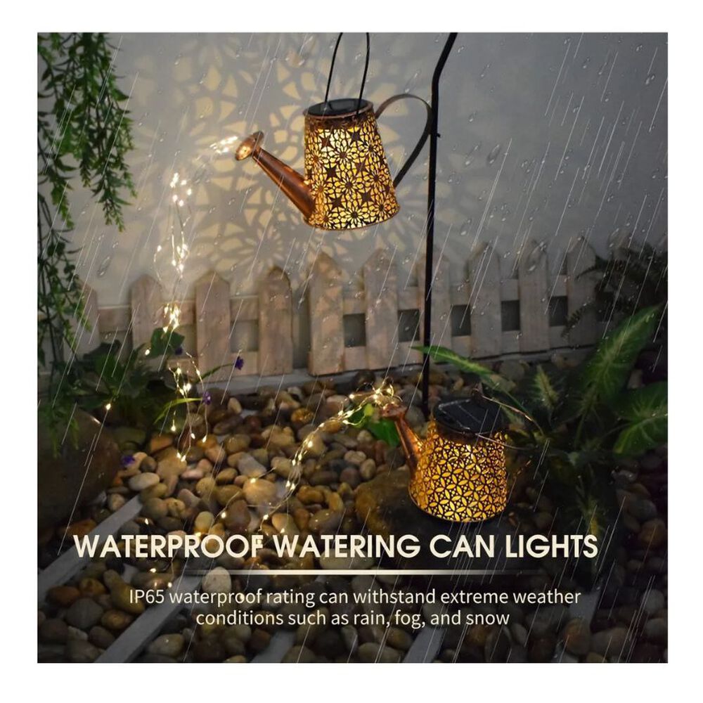 Lampara Solar De Exterior Decorativa Retro De Metal image number 5.0