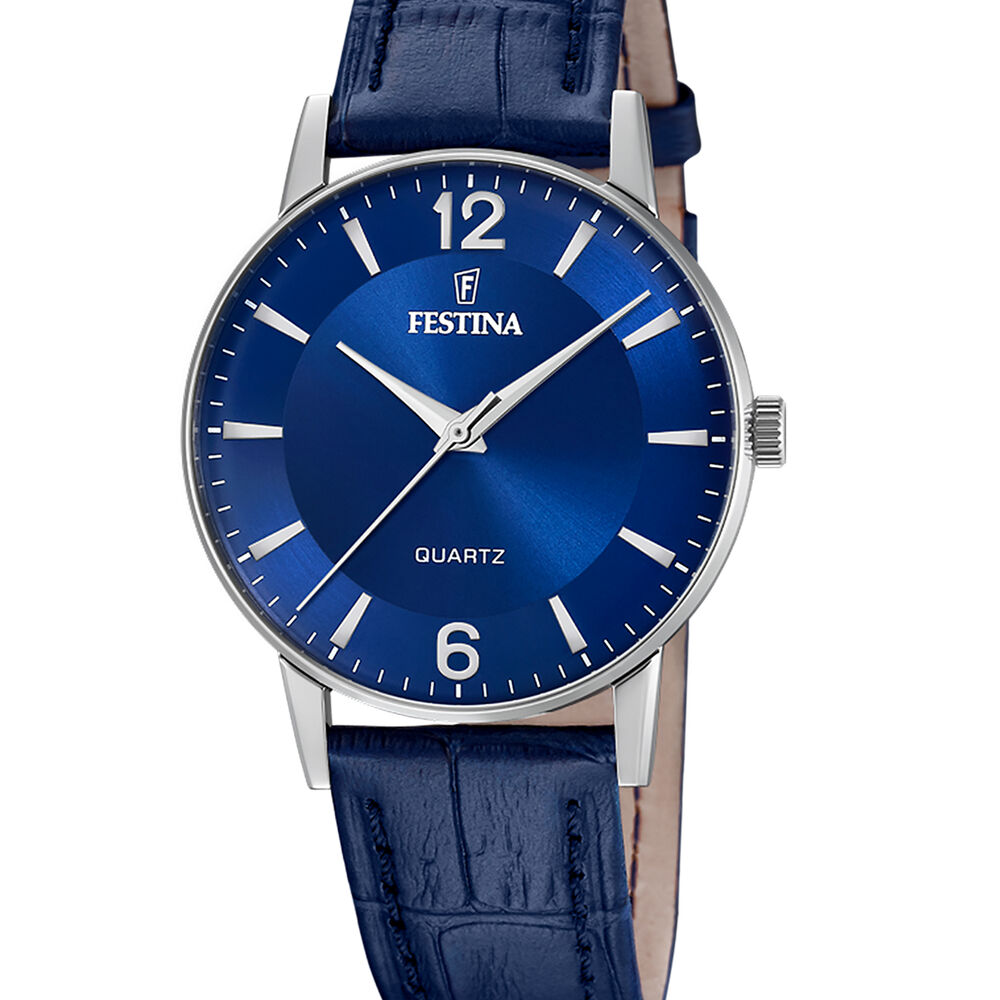 Reloj F20690/3 Festina Azul Hombre Correa Clásico image number 0.0